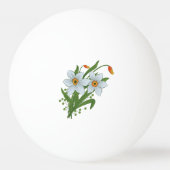 Tulpen en Daffodils Flowers Pingpongbal (Voorkant)