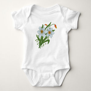 Tulpen en Daffodils Flowers Romper