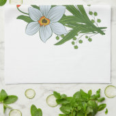 Tulpen en Daffodils Flowers Theedoek (Gevouwen)