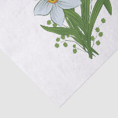 Tulpen en Daffodils Flowers Tissuepapier (Detail)