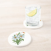 Tulpen en Daffodils Flowers Zandsteen Onderzetter (Zijkant)