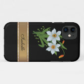 Tulpen en Daffodils Gold Persoonlijke benaming Case-Mate iPhone Case (Achterkant (horizontaal))