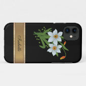 Tulpen en Daffodils Gold Persoonlijke benaming Case-Mate iPhone Case (Achterkant (horizontaal))
