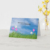 Tulpen en diesse Miss You Kaart (Gele Bloem)