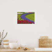 Tulpen- en druivenhyacint- en narcissentuin, poster (Keuken)