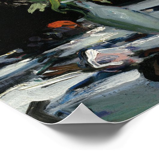 Tulpen en een koffiepot | Samuel John Peploe Poster (Hoek)