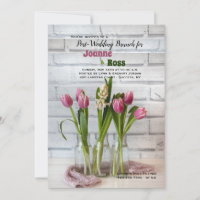 Tulpen en Hyacint Uitnodiging