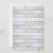 Tulpen en Hyacint Uitnodiging (Achterkant)