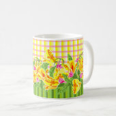 Tulpen en koffiebeker koffiemok (Voorkant rechts)