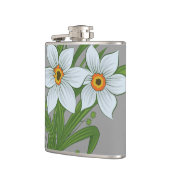 Tulpen en Narcissen Bloemen Heupfles (Links)