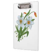 Tulpen en narcissen bloemen klembord (Links)