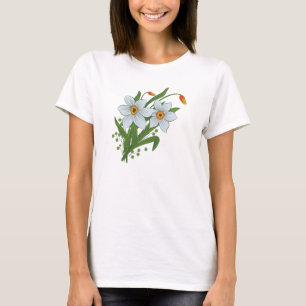Tulpen en Narcissen Bloemen T-shirt