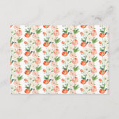 Tulpen en narcissen lente bruiloft informatiekaartje (Achterkant)