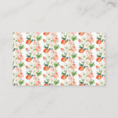 Tulpen en narcissen lente bruiloft informatiekaartje (Achterkant)