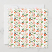 Tulpen en narcissen lente bruiloft kaart (Achterkant)