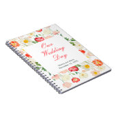 Tulpen en narcissen Spring Wedding Planner Notitieboek (Rechterzijde)