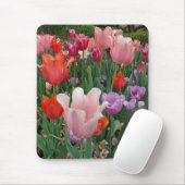 Tulpen en pansies 2 muismat (Met muis)