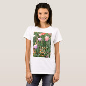 Tulpen en pansies t-shirt (Voorkant volledig)