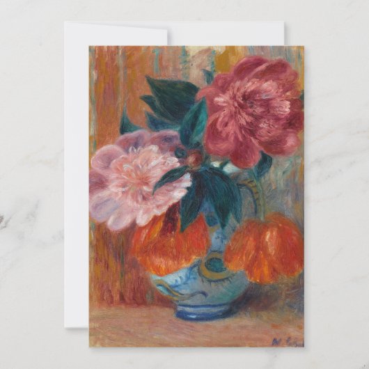 Tulpen en pioenen | William James Glackens (Voorkant)