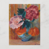 Tulpen en pioenen | William James Glackens Briefkaart (Voorkant)