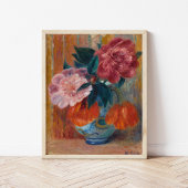 Tulpen en pioenen | William James Glackens Poster