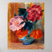Tulpen en Pioenrozen in Kan Poster (Voorkant)
