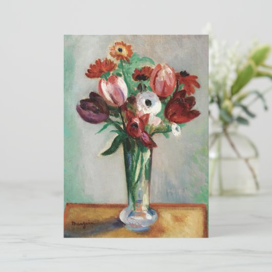 Tulpen en Ranunculus | Henri Manguin (Staand voorkant)