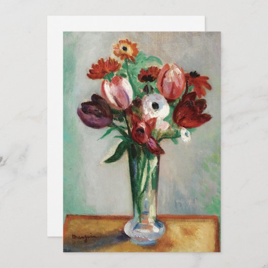 Tulpen en Ranunculus | Henri Manguin (Voorkant / Achterkant)