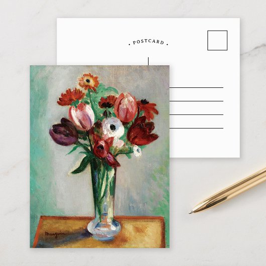 Tulpen en Ranunculus | Henri Manguin Briefkaart