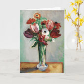 Tulpen en Ranunculus | Henri Manguin Kaart (Gele Bloem)