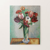 Tulpen en Ranunculus | Henri Manguin Legpuzzel (Verticaal)