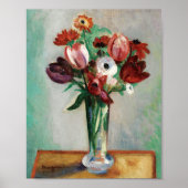 Tulpen en Ranunculus | Henri Manguin Poster (Voorkant)