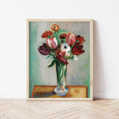 Tulpen en Ranunculus | Henri Manguin Poster
