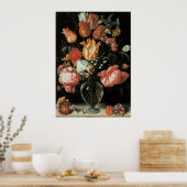 Tulpen en Rozen, Poster van de Floral Arrangement (Keuken)