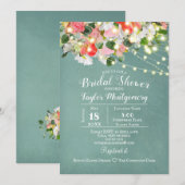 Tulpen en Rozen van de lente | BLAUWGROEN VRIJGEZE Kaart (Voorkant / Achterkant)