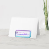 Tulpen en vijlbloemen, leeg binnenin kaart (Achterkant)