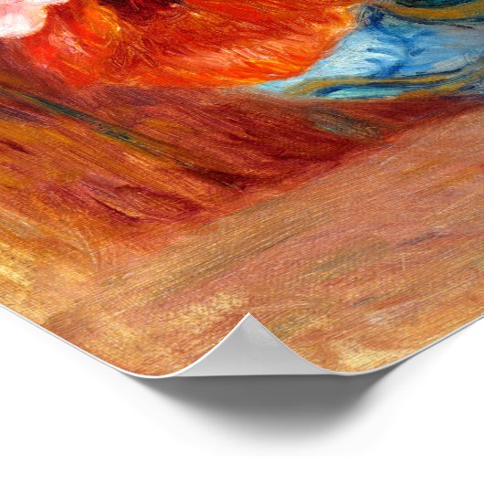 Tulpen en volken in Pitcher Poster (Hoek)