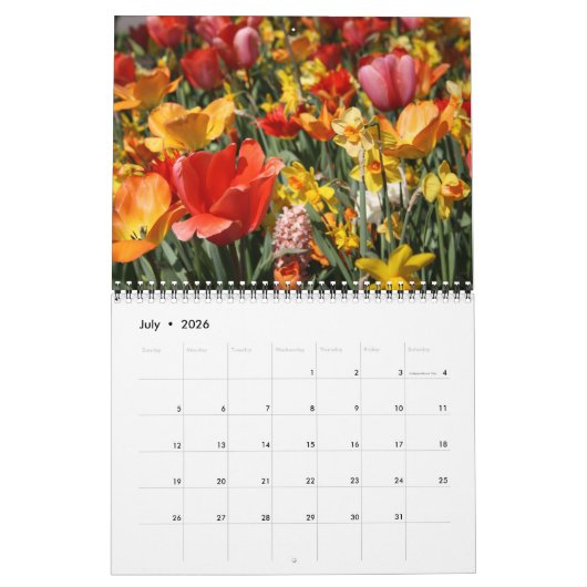 Tulpen en windmolens kalender (Jul 2026)