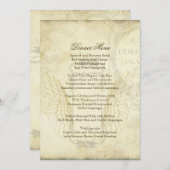 tulpen engelenvleugels werveling theevlekken menu (Voorkant / Achterkant)