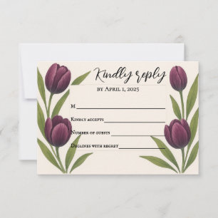 Tulpen Erfstuk RSVP Kaart