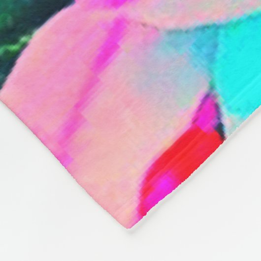 Tulpen Fleece Deken (Hoek)