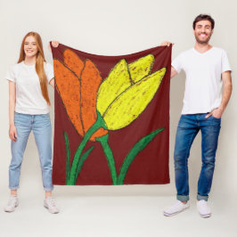 Tulpen Fleece Deken