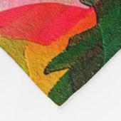 Tulpen Fleece Deken (Hoek)