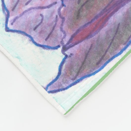 Tulpen Fleece Deken (Hoek)