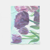 Tulpen Fleece Deken (Voorkant)