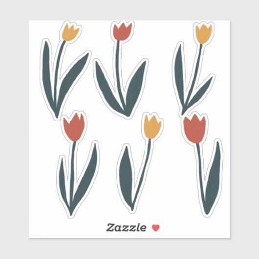 Tulpen Flower FLoral Spring Easter Sticker (Vel)