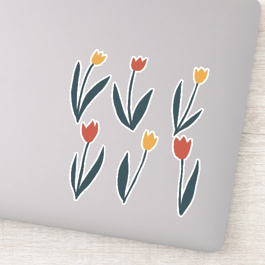 Tulpen Flower FLoral Spring Easter Sticker (Detail)