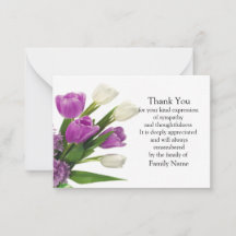 Tulpen Flower Thank You Card