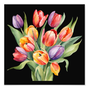 Tulpen Foto Afdruk