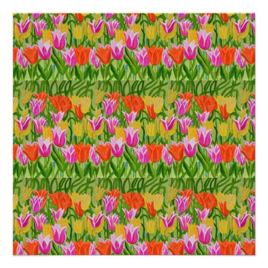 Tulpen foto afdruk (Voorkant)